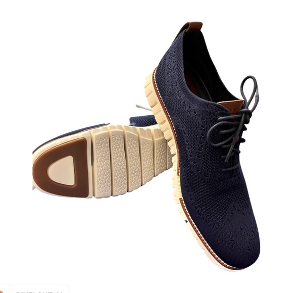 Cole Haan Other - NWOT Men's 10.5 - Cole Haan Zero Grand Wingtip Oxford - Navy Dress Shoe
